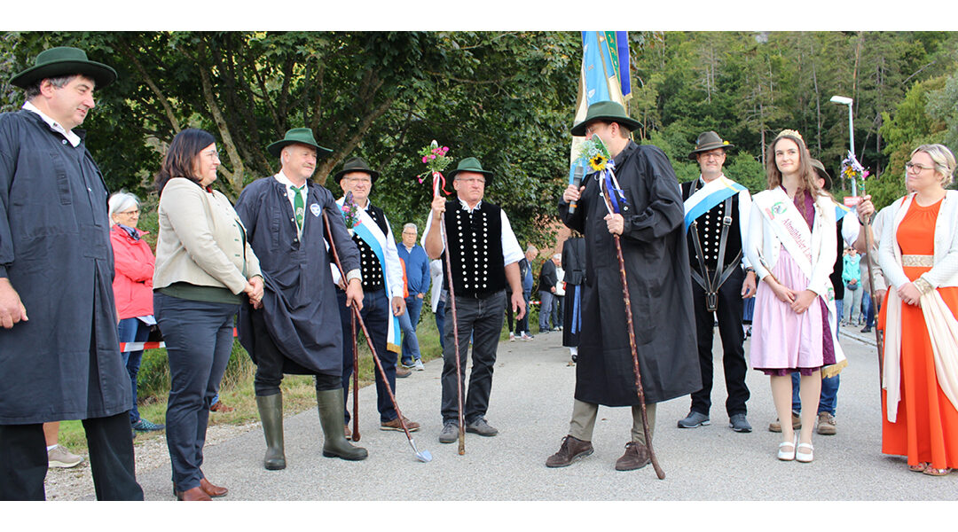 Szene aus dem Altmühltaler Lammabtrieb